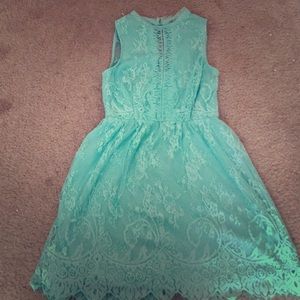Turquoise dress